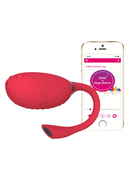 Œufs vibromasseur Magic Motion Fugu Rouge