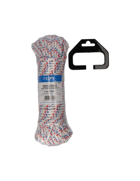 écheveau tressé EDM 87847 Tricolore Nylon 25 m