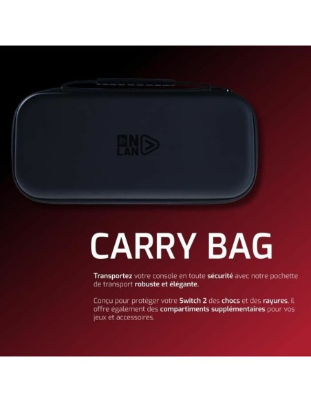 Coffret pour Nintendo Switch Onlan Nintendo Switch 2 Noir
