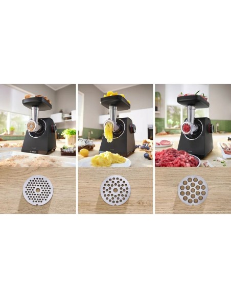 Hachoir BOSCH MFWS430B Noir Argenté Plastique 1900 W 2,5 Kg/min