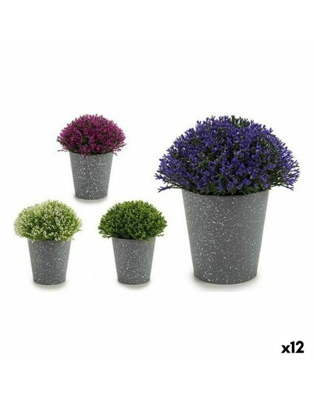 Plante décorative Ibergarden A18124-91 Plastique 14 x 15 x 14 cm (12 Unités)