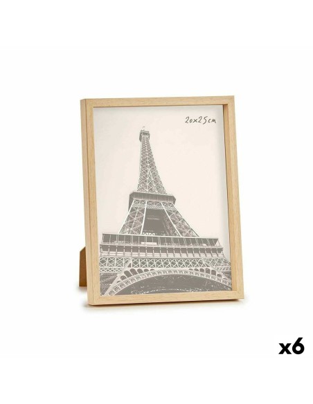 Cadre photo Marron Plastique (21,7 x 2 x 26,7 cm) (6 Unités)