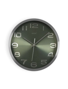Horloge Murale Versa Argenté Aluminium (4 x 30 x 30 cm)