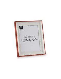Cadre photo Verre Rouge Blanc Plastique (2,5 x 31,2 x 26 cm) (6 Unités) 2