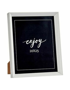 Cadre photo Blanc Plastique verre (22,2 x 3,5 x 27,3 cm) (6 Unités) 2