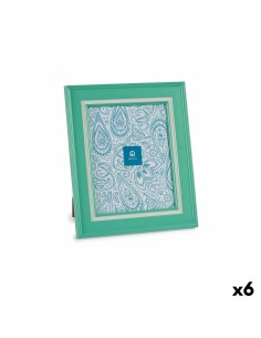 Cadre photo Verre Vert Plastique (6 Unités) (2 x 33 x 28 cm)