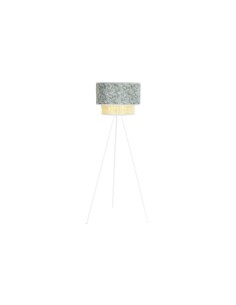 Lampadaire DKD Home Decor Métal Polyester Blanc Vert 220 V 50 W (40 x 40 x 129 cm)