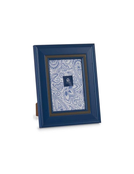 Cadre photo Verre Bleu Plastique (6 Unités) (2 x 26 x 21 cm)
