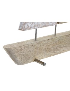 Figurine Décorative DKD Home Decor 36,5 x 10 x 54 cm 37,5 x 10 x 48 cm Marron (2 Unités) 2