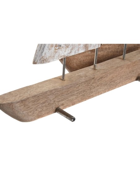 Figurine Décorative DKD Home Decor 36,5 x 10 x 54 cm 37,5 x 10 x 48 cm Marron (2 Unités)