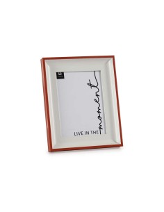 Cadre photo Verre Rouge Blanc Plastique (2,5 x 26,2 x 21 cm) (6 Unités) 2