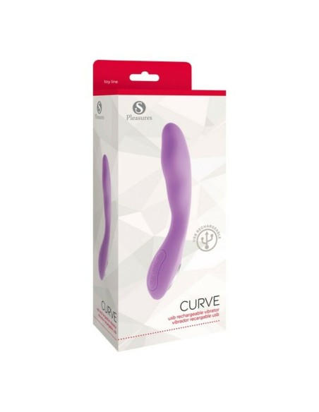 Vibrateur G-Spot S Pleasures Curve Candy Lila
