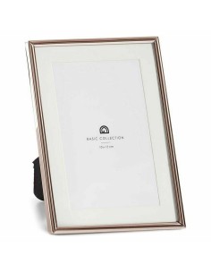 Cadre photo Verre Acier Cuivre (13,5 x 18,5 x 13,5 cm) (12 Unités) 2