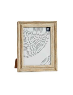 Cadre photo Verre Doré Bois Marron Plastique (26 x 2 x 31 cm) (6 Unités) 2