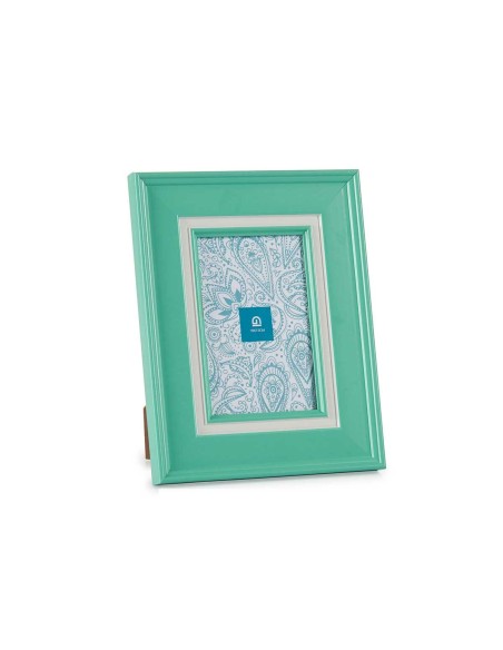 Cadre photo Verre Vert Plastique (6 Unités) (2 x 23 x 18 cm)
