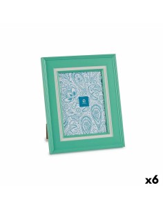 Cadre photo Verre Vert Plastique (23 x 28 x 2 cm) (6 Unités)