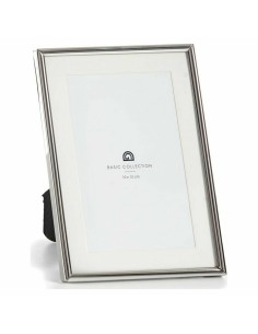 Cadre photo Verre Argenté Acier (13,5 x 18 x 11 cm) (12 Unités) 2