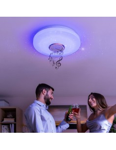 Plafonnier à LED avec Haut-parleur Lumavox InnovaGoods