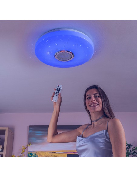 Plafonnier à LED avec Haut-parleur Lumavox InnovaGoods