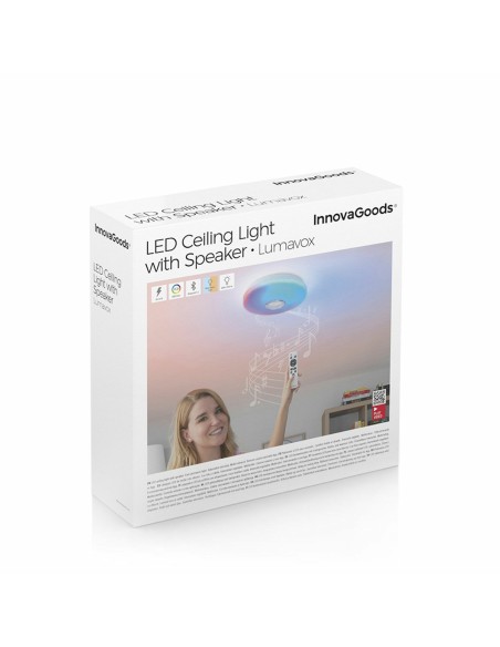 Plafonnier à LED avec Haut-parleur Lumavox InnovaGoods