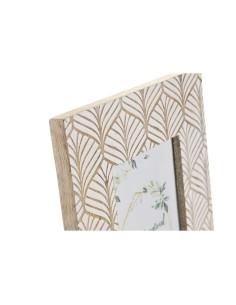 Cadre photo DKD Home Decor 22,5 x 2 x 28 cm Verre Marron Blanc Bois de manguier Urbaine 2