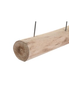Figurine Décorative DKD Home Decor Finition vieillie Marron Blanc Résine Bois de manguier Spirales (77 x 8 x 31 cm) 2