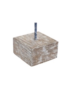 Figurine Décorative DKD Home Decor Bleu Résine Bois de manguier (37 x 11 x 39 cm) 2