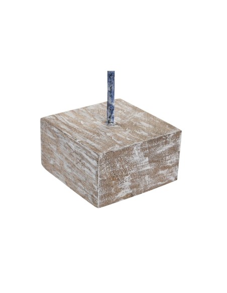 Figurine Décorative DKD Home Decor Bleu Résine Bois de manguier (37 x 11 x 39 cm)