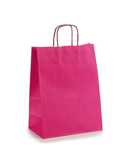 Sac en papier Pincello 24312 Rose 24 x 12 x 40 cm (25 Unités)