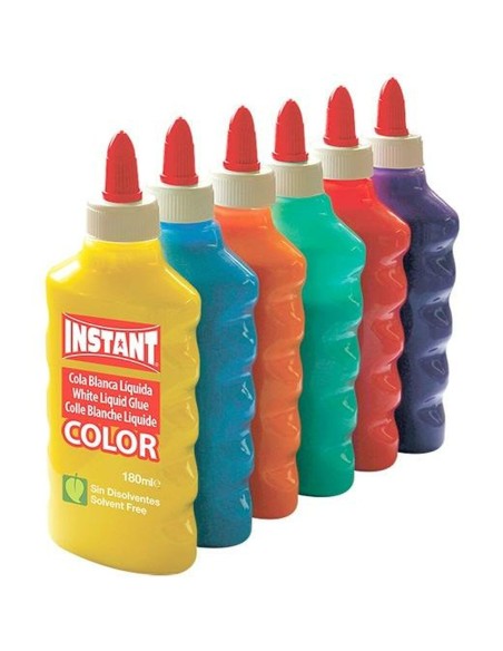 Colle en gel Playcolor Instant Multicouleur 6 Pièces 180 ml