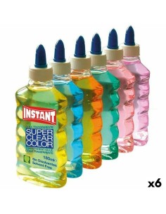 Colle en gel Playcolor Instant Multicouleur Transparent 6 Pièces 180 ml