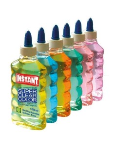Colle en gel Playcolor Instant Multicouleur Transparent 6 Pièces 180 ml 2