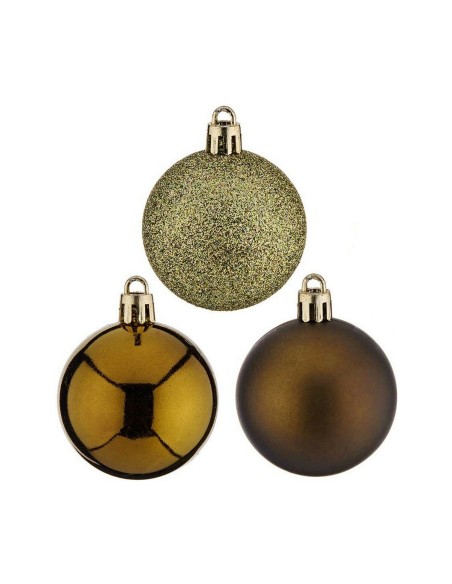 Lot de boules de Noël Vert Plastique 5 x 6 x 5 cm (12 Unités)