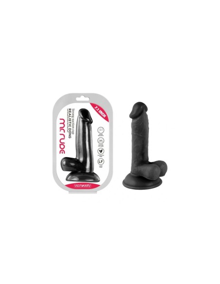 Gode réaliste VSCNOVELTY Noir 18 cm