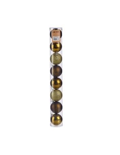 Lot de boules de Noël Vert Plastique Ø 7 cm (24 Unités) 2