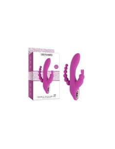 Vibration de Stimulation Double VSCNOVELTY Violet 2