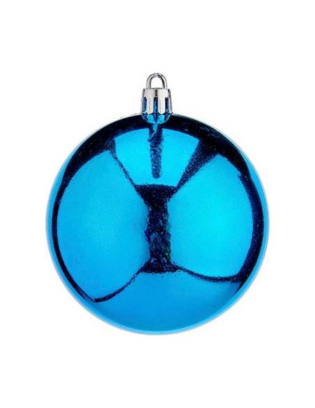 Lot de boules de Noël Krist+ K1912475-1 Bleu Plastique (12 Unités)