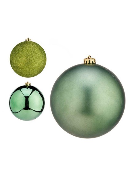 Lot de boules de Noël Krist+ 00803 Vert Plastique 6 Pièces (4 Unités)