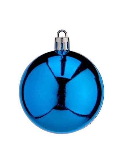 Lot de boules de Noël Krist+ K1912477-1 Bleu Plastique (12 Unités)