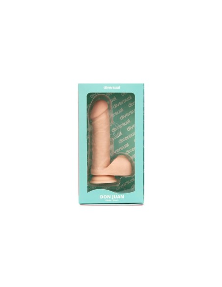 Gode réaliste Diversual Naturel 20 cm