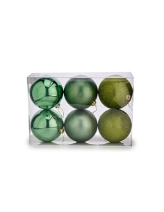 Lot de boules de Noël Krist+ 00743 Vert (4 Unités) 2