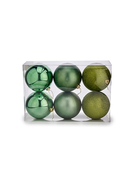 Lot de boules de Noël Krist+ 00743 Vert (4 Unités)