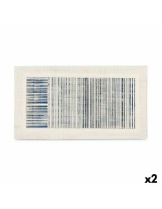 Toile Rayures Avec relief (110 x 60 x 2,5 cm) (2 Unités)