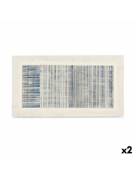 Toile Rayures Avec relief (110 x 60 x 2,5 cm) (2 Unités)