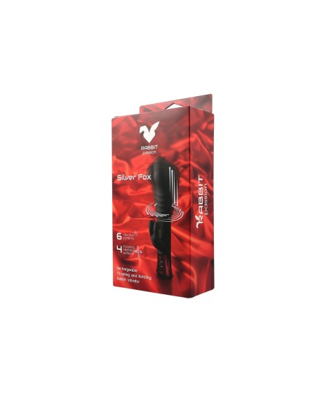 Vibration de Stimulation Double Virgite Argenté