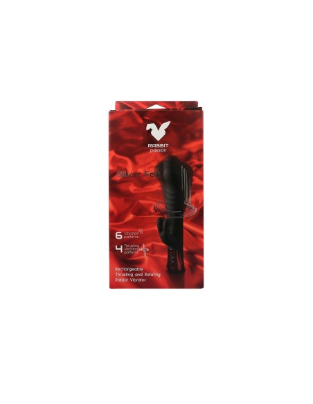 Vibration de Stimulation Double Virgite Argenté