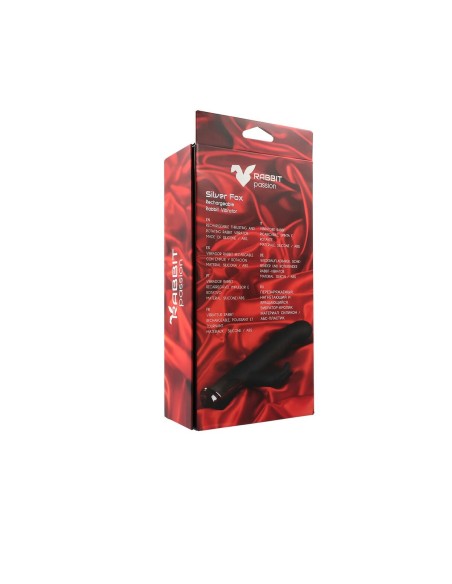 Vibration de Stimulation Double Virgite Argenté