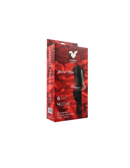 Vibration de Stimulation Double Virgite Argenté