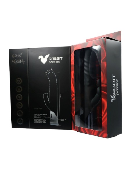 Vibration de Stimulation Double Virgite Argenté
