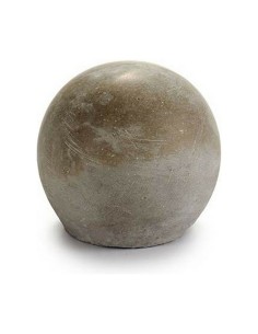 Figurine Décorative Gris Ciment Ballon (10 x 10 x 10 cm) (12 Unités) 2